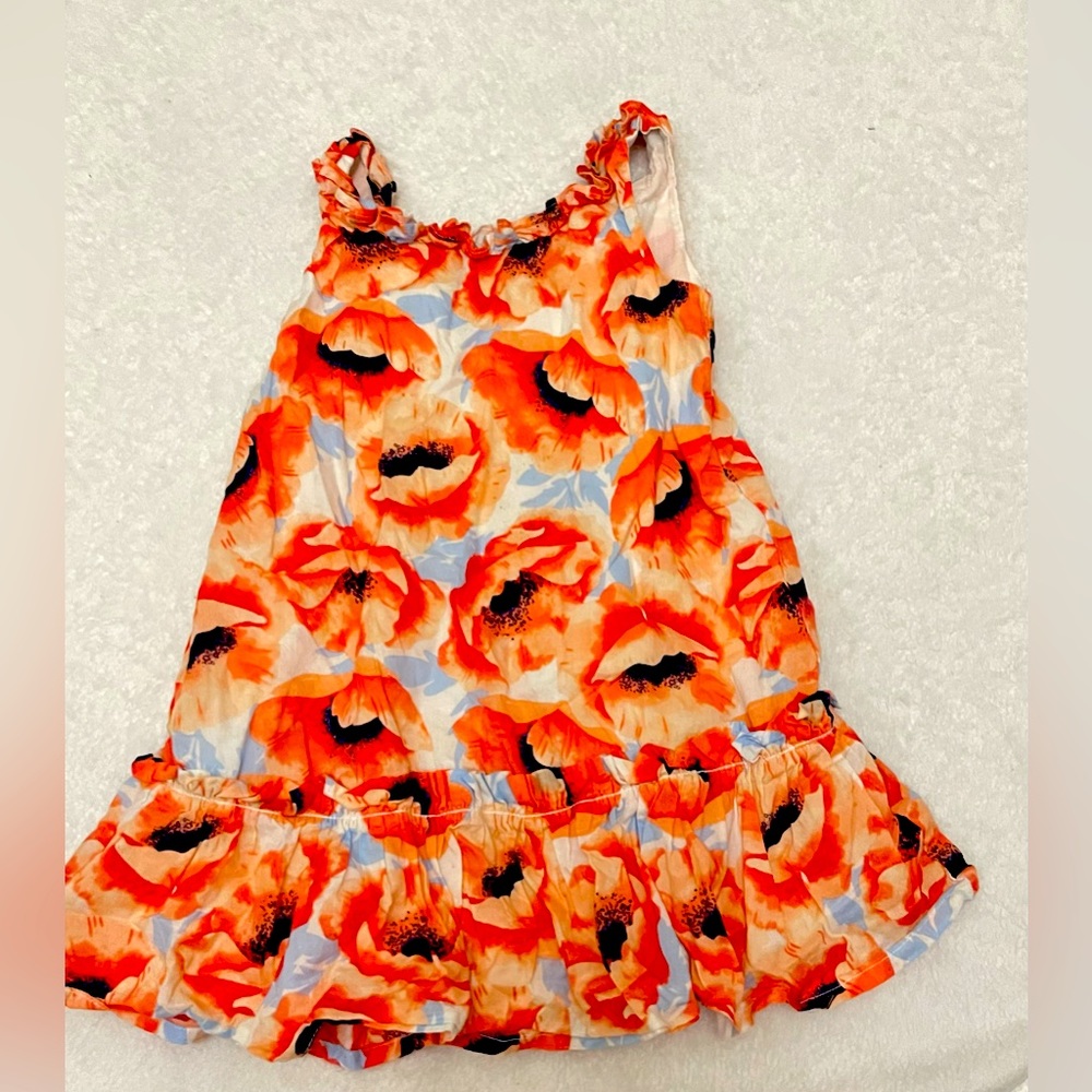 Janie and Jack poppy flower dress